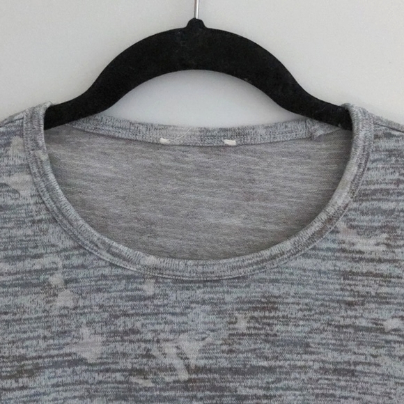 Aritzia Wilfred Free Georgia Cropped T-shirt, Grey, Womens Size Medium - Picture 4 of 8